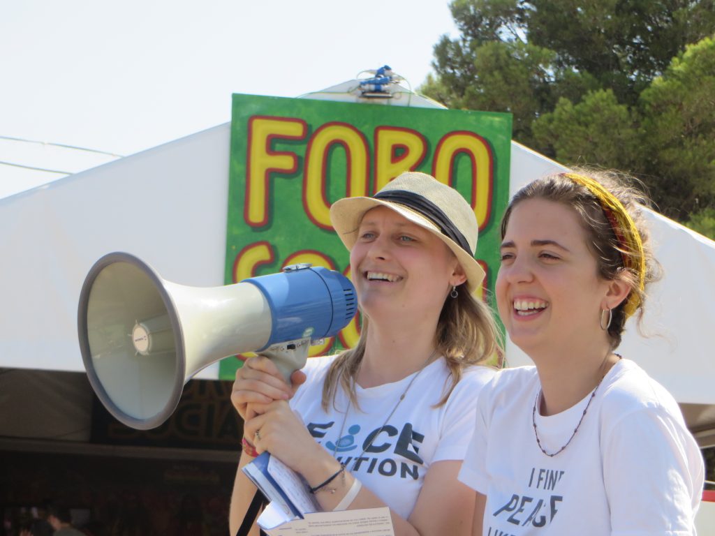 Spreading peace in Rototom